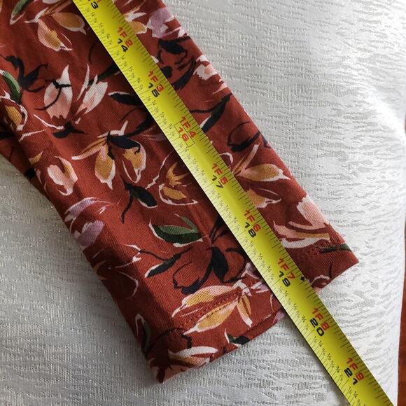 Daniel Rainn Crochet pleated lace trim long sleeve shirt Stitch Fix Size PS - Picture 8 of 9